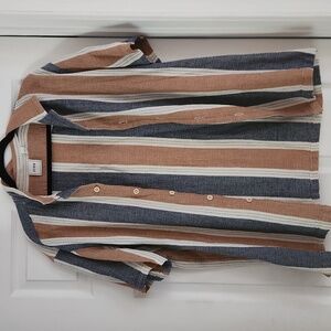 ROWM Multicolor Striped Casual Shirt